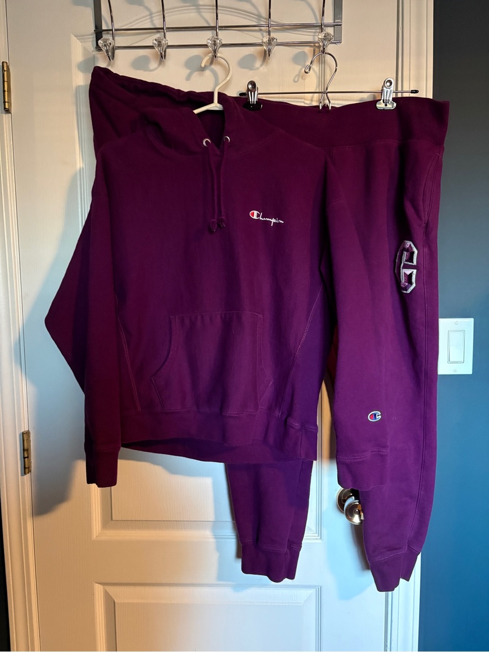 Champion Plum Purple Hoodie & Joggers Set